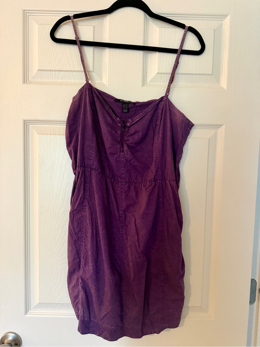 Insight Plum Spaghetti Strap Mini Dress